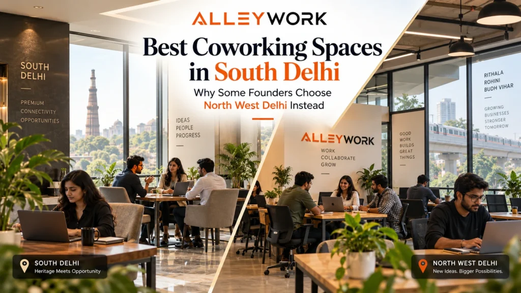 Best Coworking Space in South Delhi (and Why Some Founders Choose North West Delhi Instead)