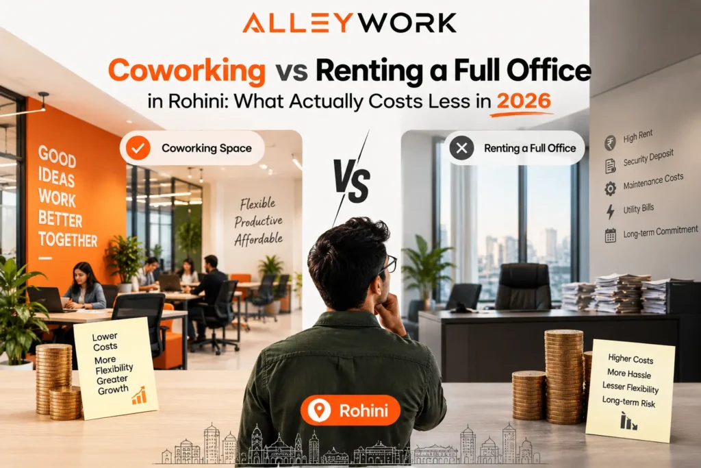Coworking vs Renting a Full Office in Rohini What Actually Costs Less in 2026